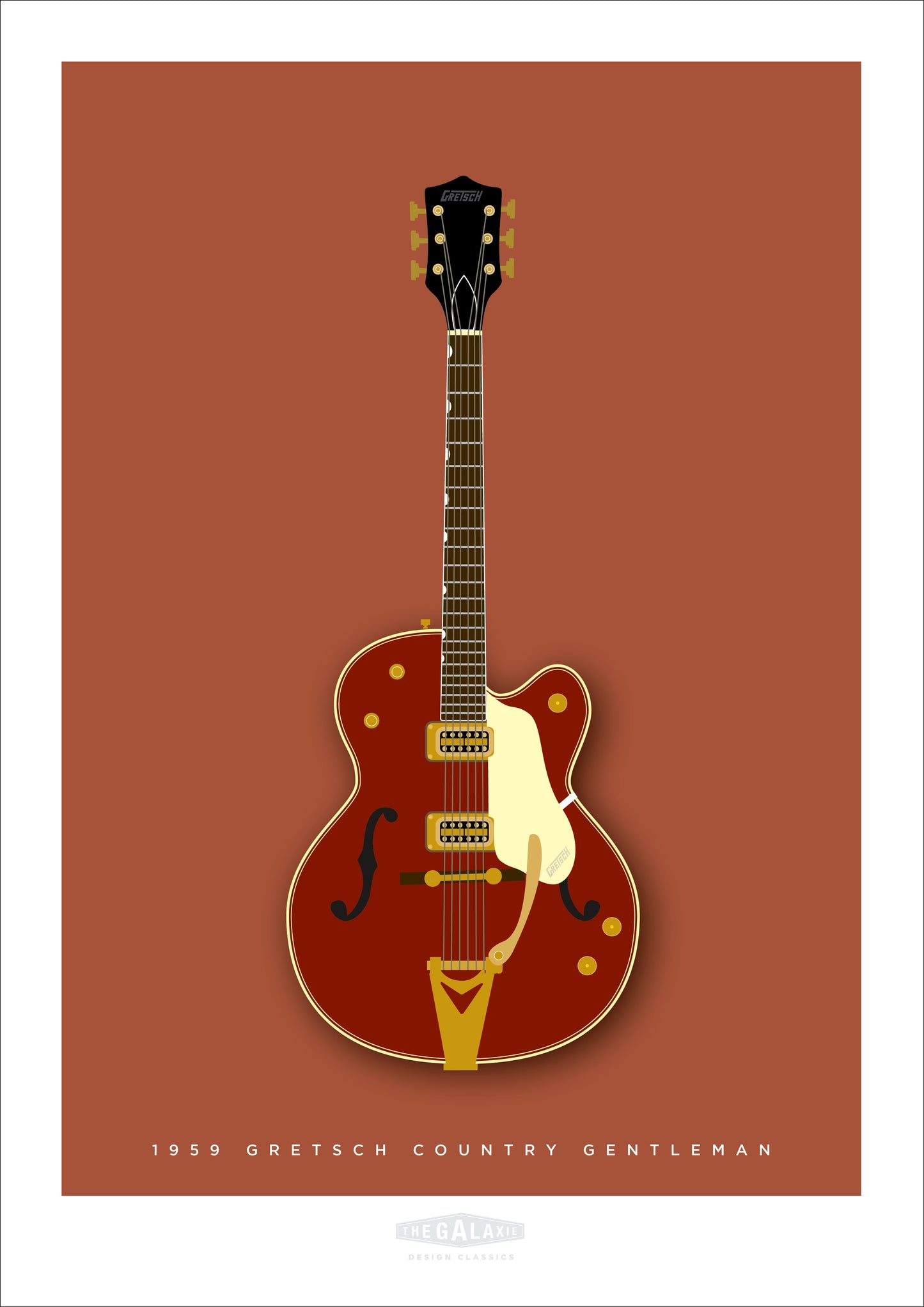 GRETSCH COUNTRY GENTLEMAN 1959 Walnut galaxie_dc