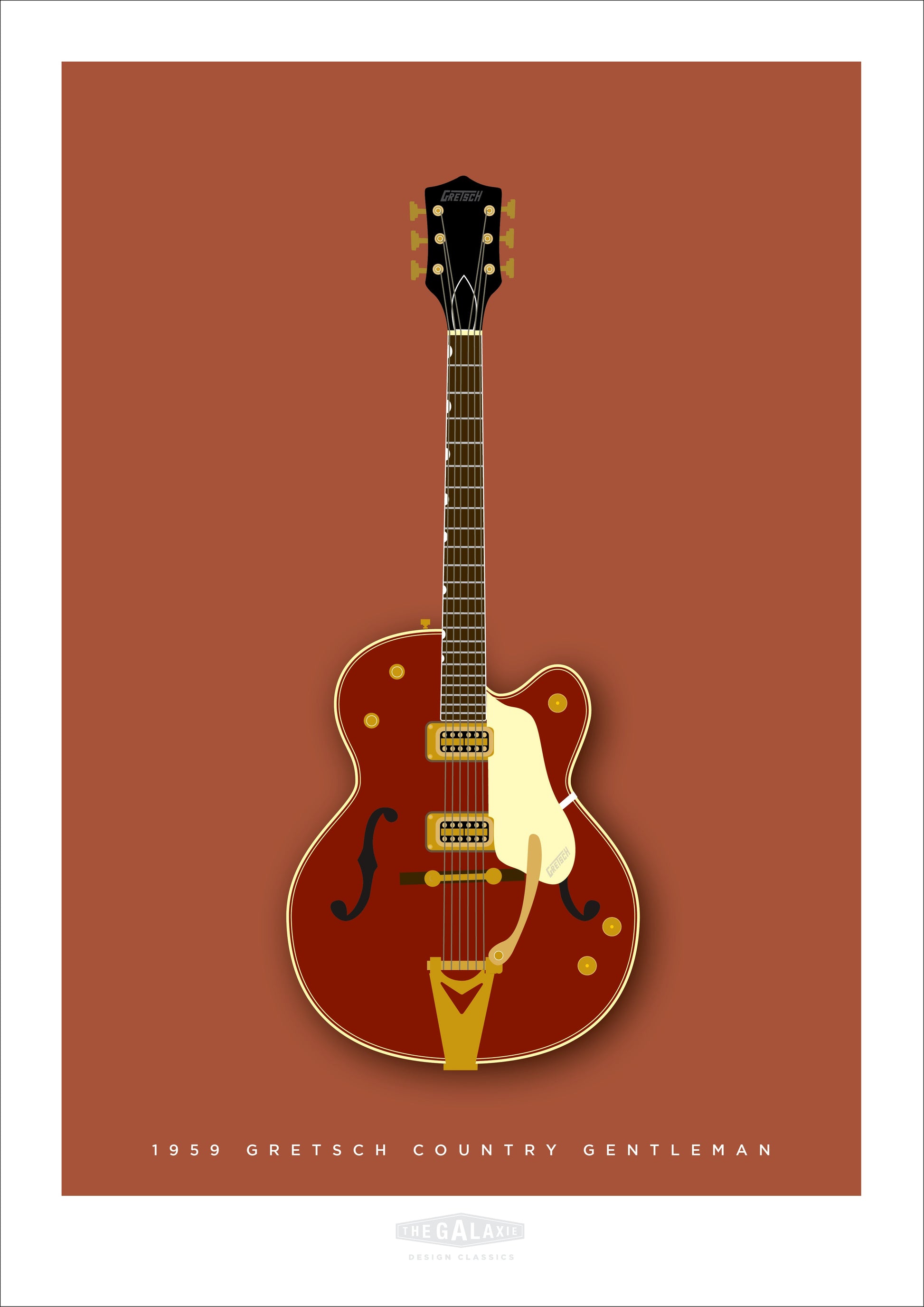 GRETSCH COUNTRY GENTLEMAN 1959 Walnut galaxie_dc