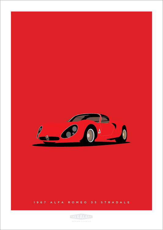 ALFA ROMEO 33 STRADALE 1967 Red galaxie_dc