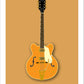 GRETSCH COUNTRY GENTLEMAN 1962 Western Orange galaxie_dc
