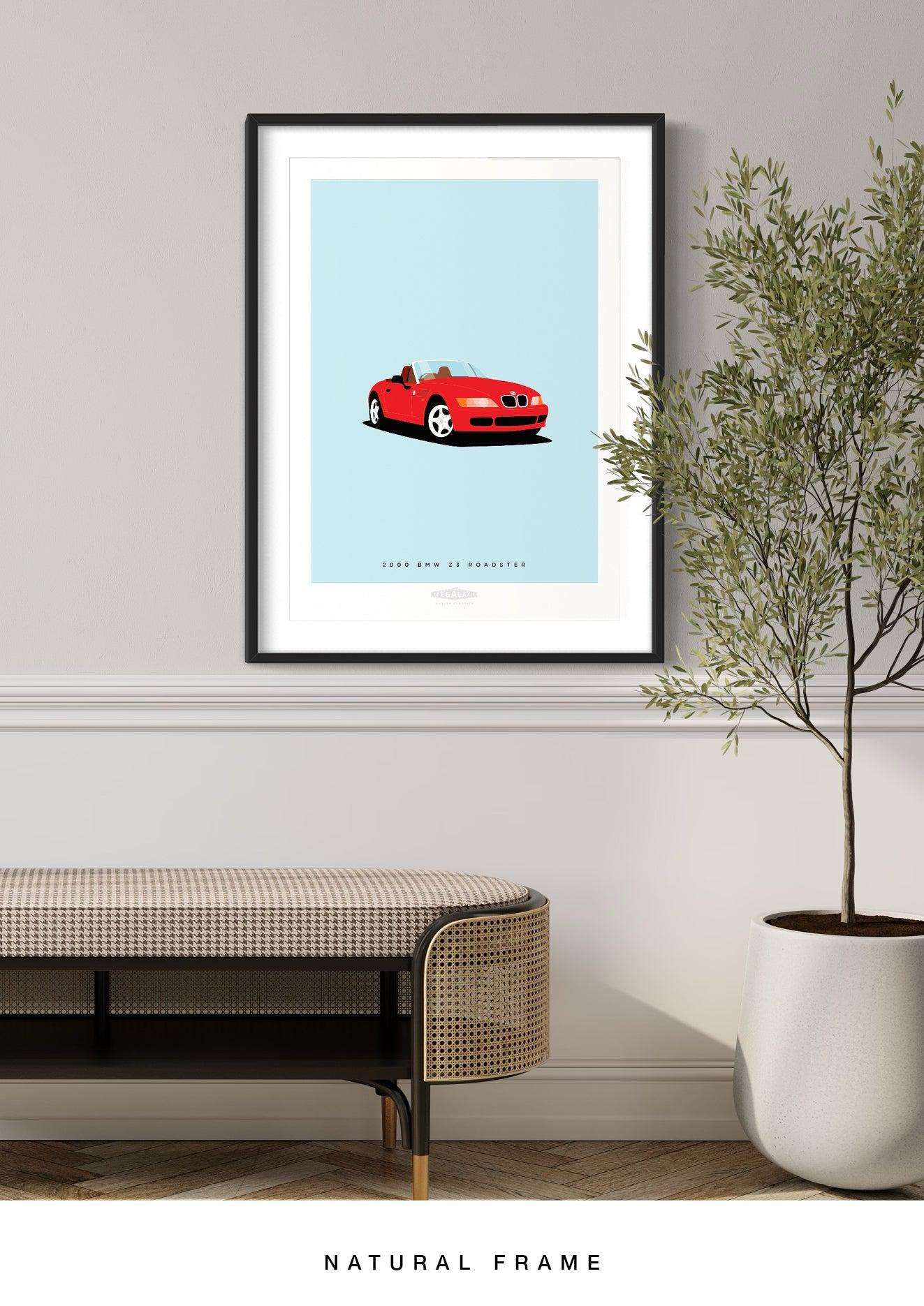 BMW Z3 ROADSTER 2000 Red - The Galaxie Design Classics