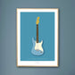 FENDER STRATOCASTER 1966 Blue - The Galaxie Design Classics