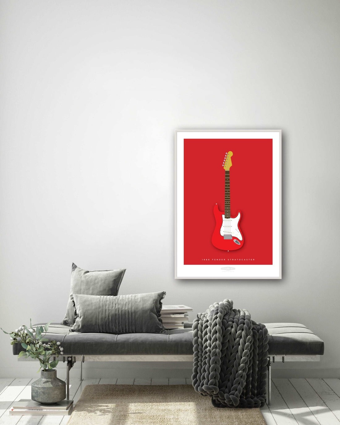 FENDER STRATOCASTER 1966 Red - The Galaxie Design Classics