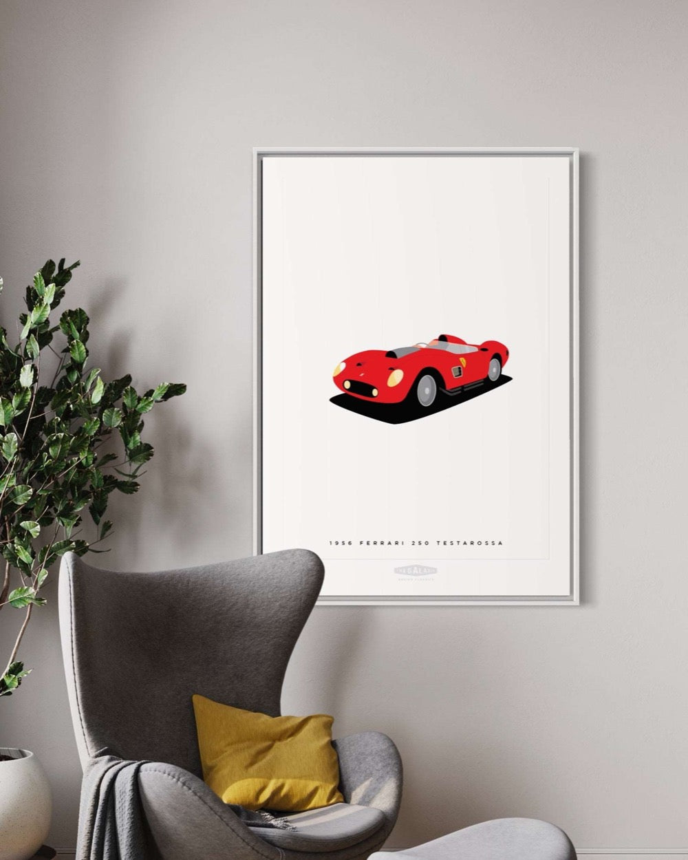 FERRARI 250 TESTAROSSA 1956 Red 2 - The Galaxie Design Classics