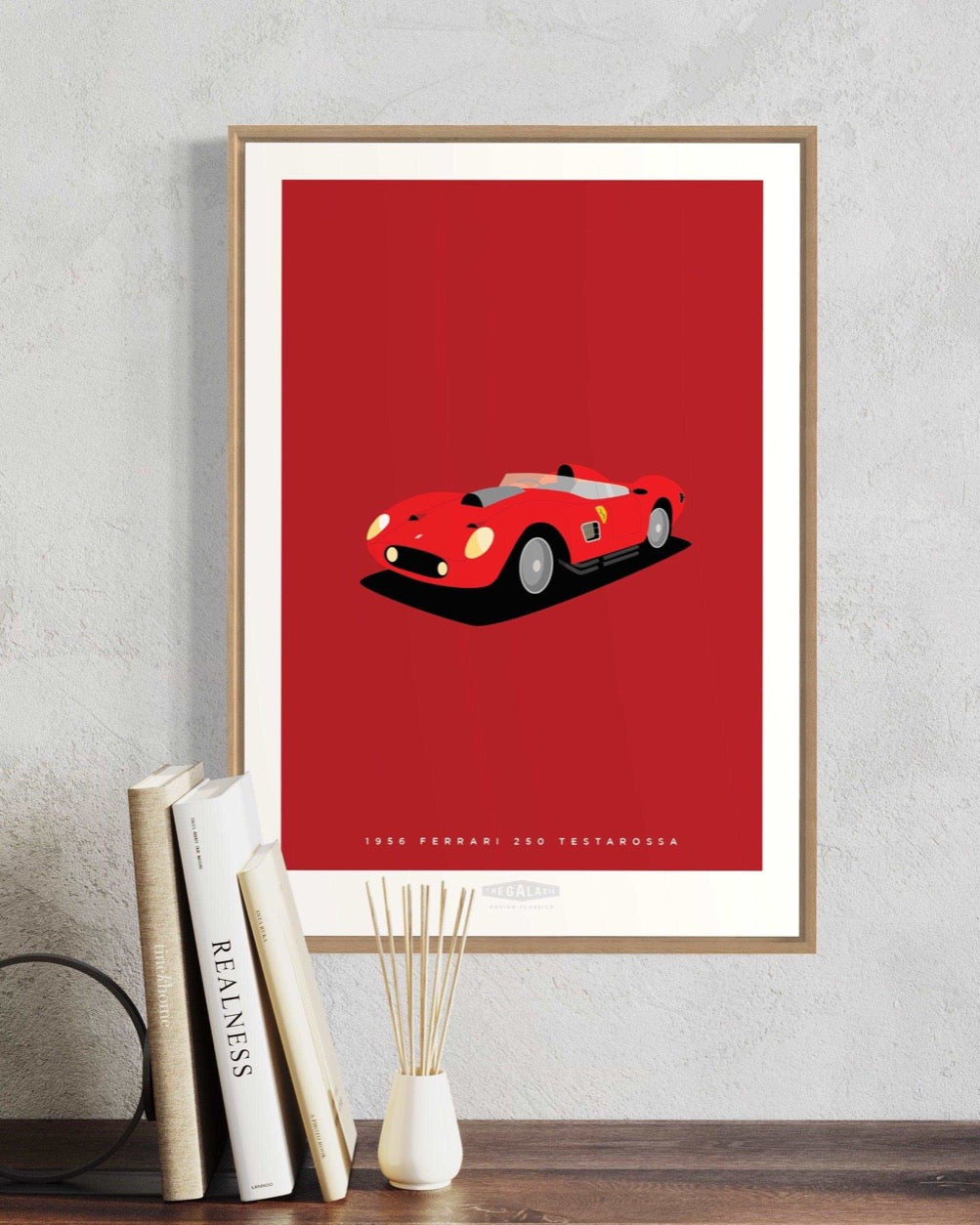 FERRARI 250 TESTAROSSA 1956 Red - The Galaxie Design Classics