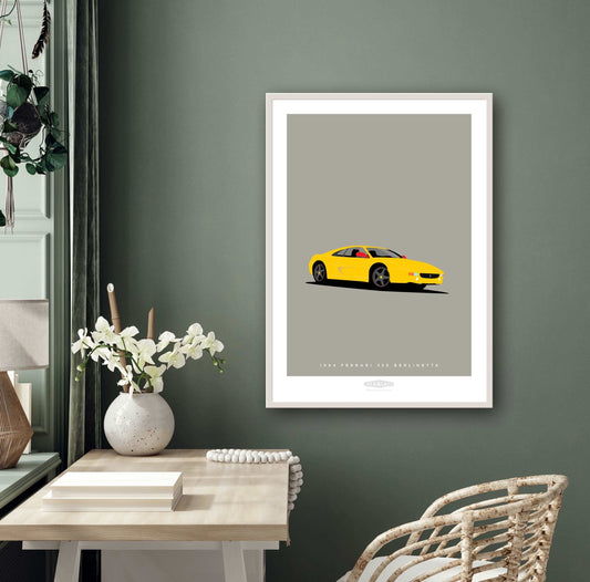 FERRARI 355 BERLINETTA 1994 Yellow - The Galaxie Design Classics