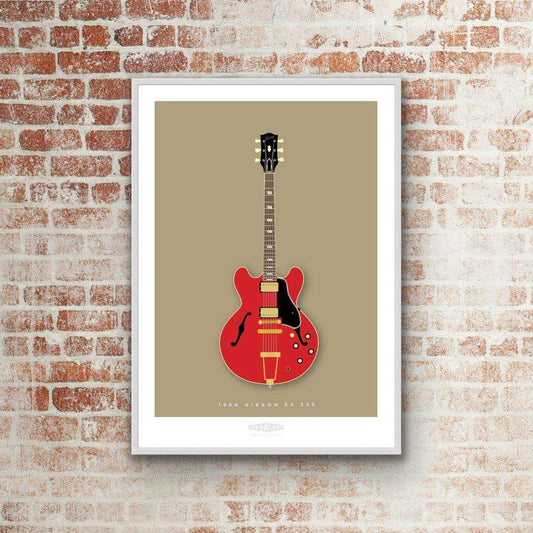 GIBSON ES 355 1966 Red - The Galaxie Design Classics