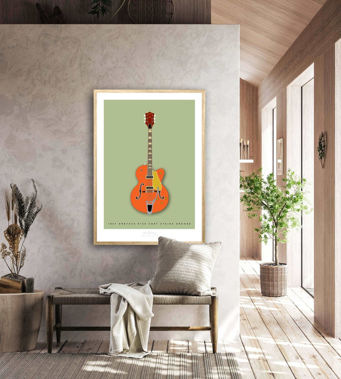 GRETSCH 6120 CHET ATKINS 1957 Orange - The Galaxie Design Classics