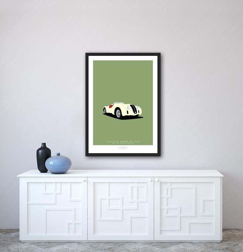 ALFA ROMEO 6C 2500 SS SPIDER CORSA 1939 Cream - The Galaxie Design Classics