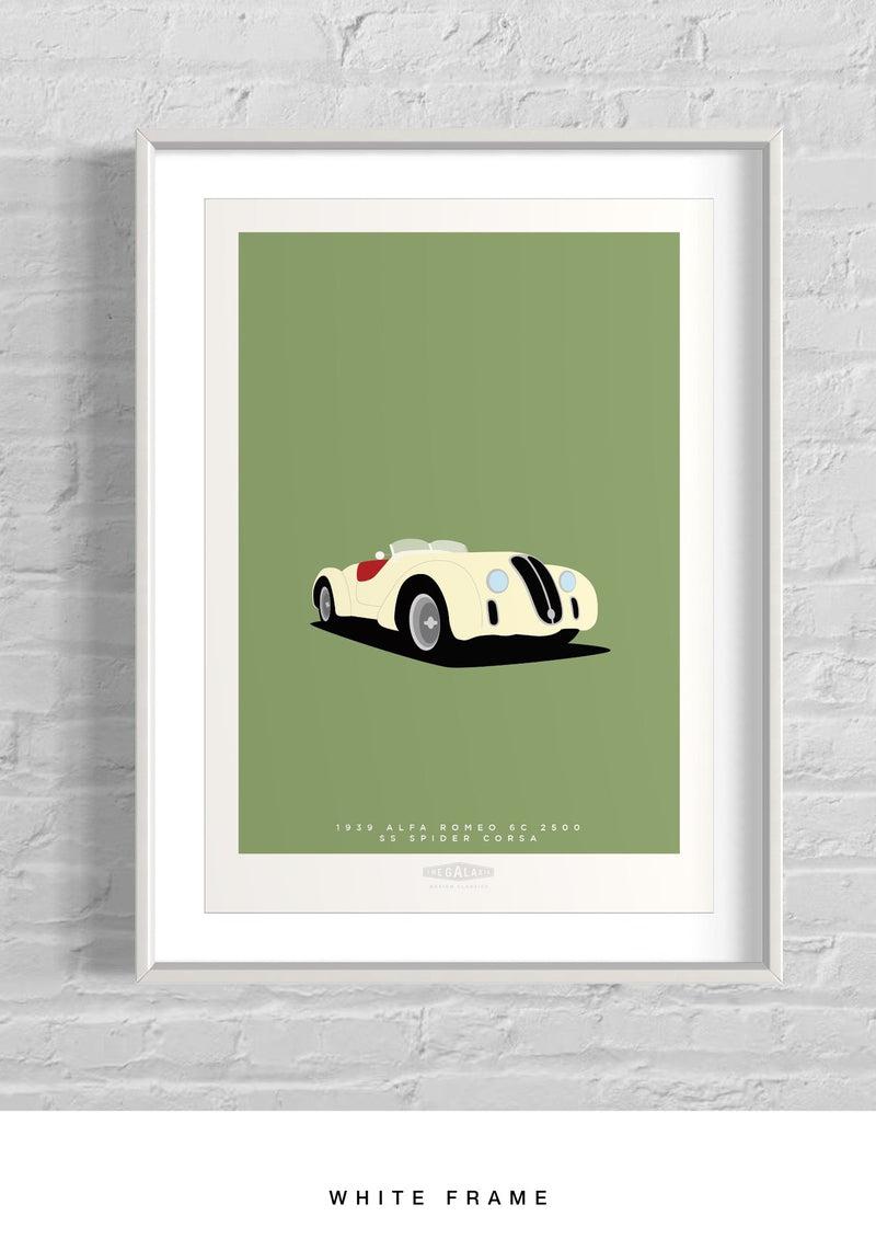 ALFA ROMEO 6C 2500 SS SPIDER CORSA 1939 Cream - The Galaxie Design Classics