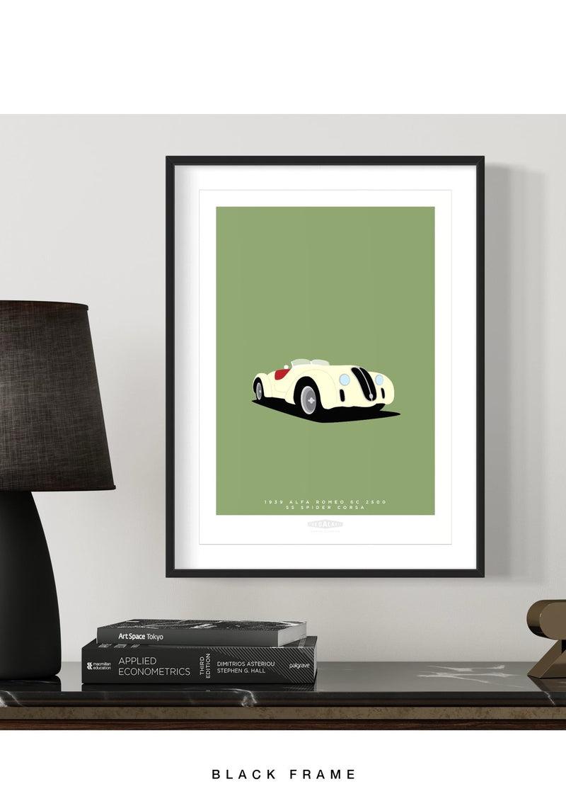 ALFA ROMEO 6C 2500 SS SPIDER CORSA 1939 Cream - The Galaxie Design Classics