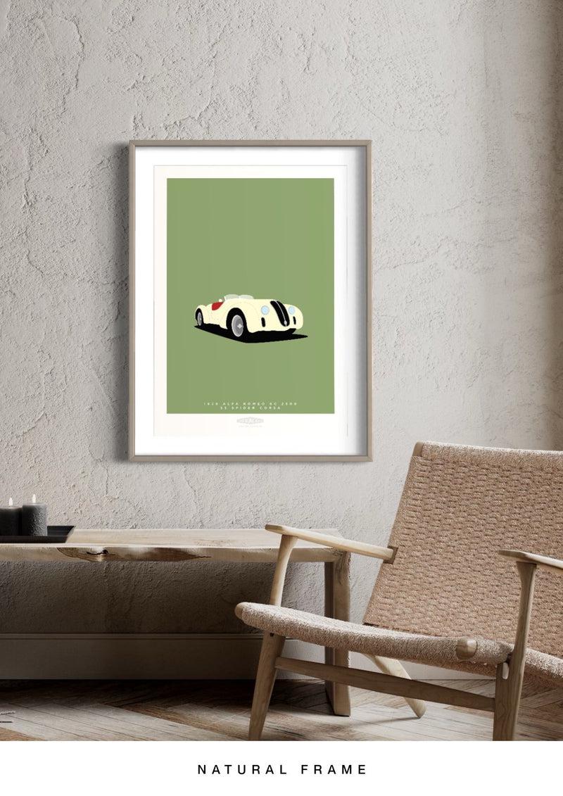 ALFA ROMEO 6C 2500 SS SPIDER CORSA 1939 Cream - The Galaxie Design Classics