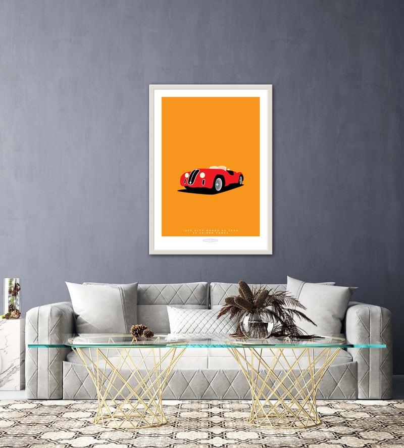 ALFA ROMEO 6C 2500 SS SPIDER CORSA 1939 Red - The Galaxie Design Classics