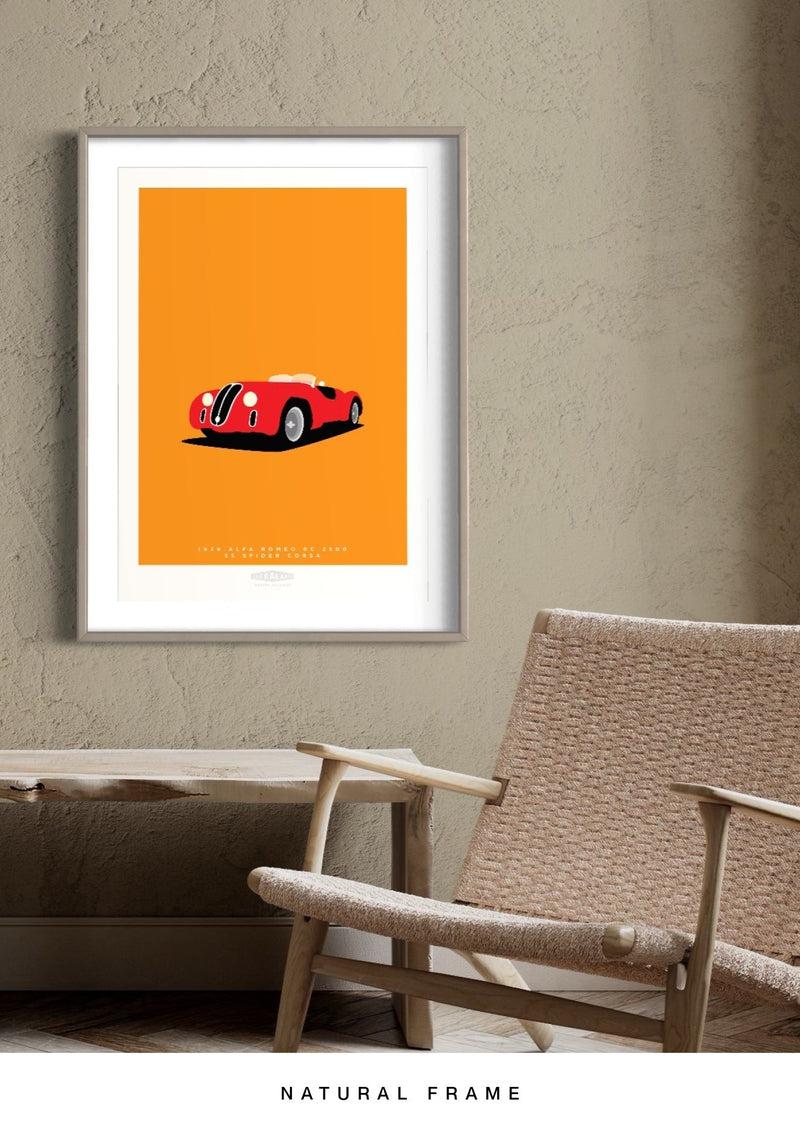 ALFA ROMEO 6C 2500 SS SPIDER CORSA 1939 Red - The Galaxie Design Classics