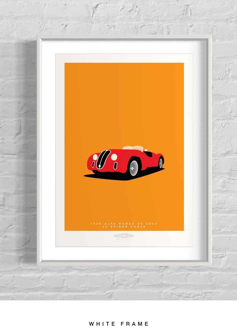 ALFA ROMEO 6C 2500 SS SPIDER CORSA 1939 Red - The Galaxie Design Classics