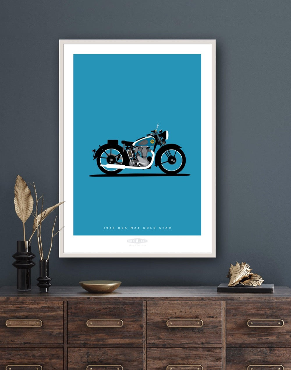 BSA GOLD STAR 1938 Blue - The Galaxie Design Classics