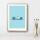 CHEVROLET CORVETTE ROADSTER 1956 Blue - The Galaxie Design Classics