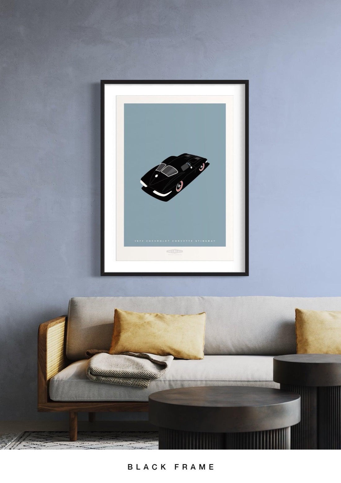 CHEVROLET CORVETTE STINGRAY 1963 Black - The Galaxie Design Classics