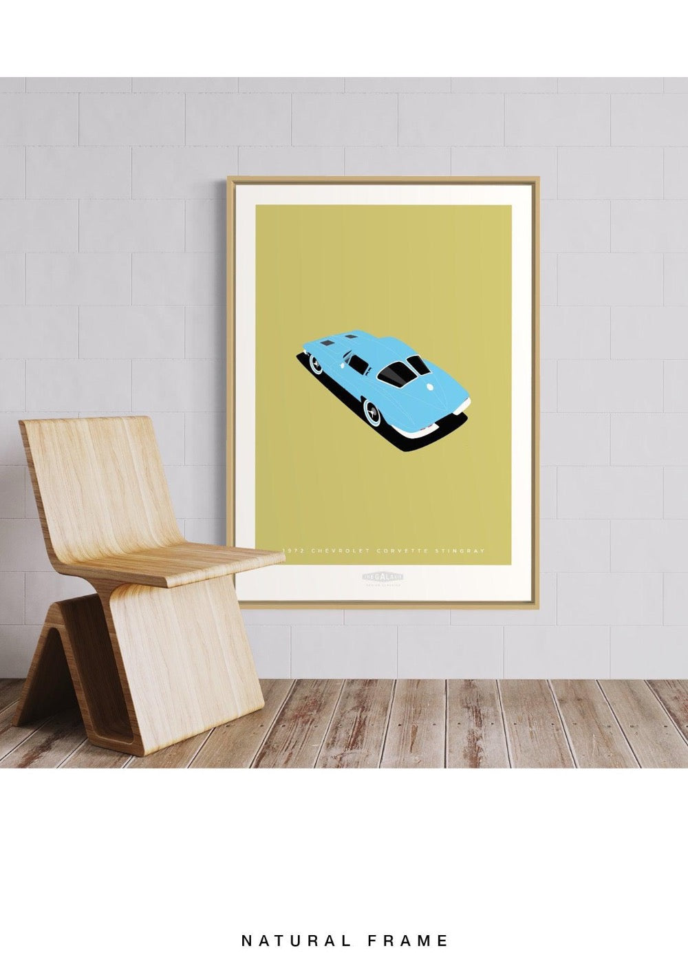 CHEVROLET CORVETTE STINGRAY 1963 Blue - The Galaxie Design Classics