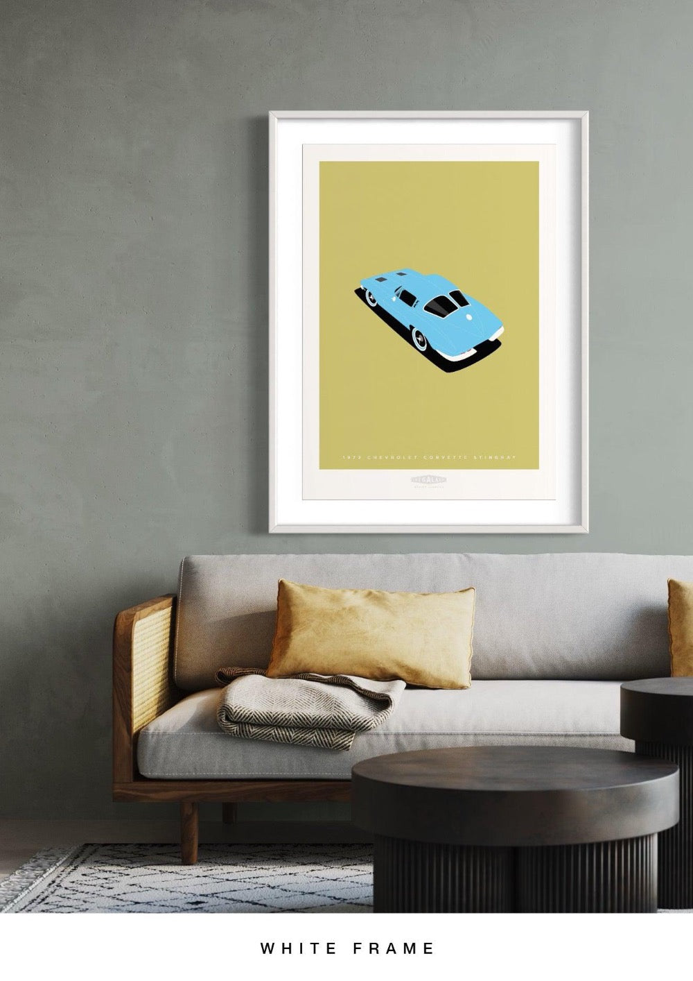 CHEVROLET CORVETTE STINGRAY 1963 Blue - The Galaxie Design Classics