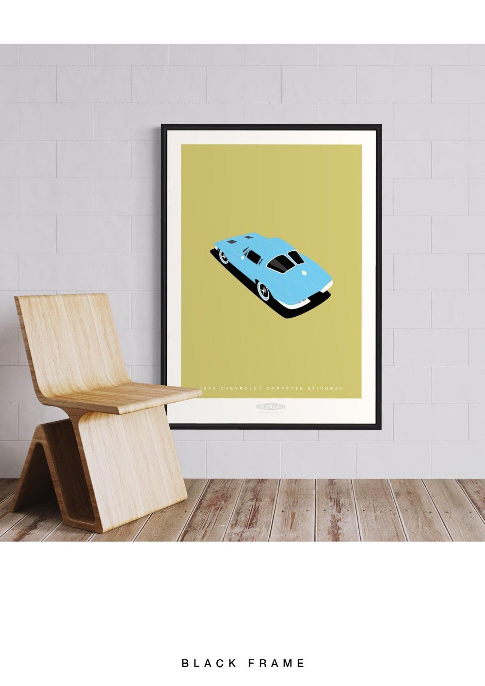 CHEVROLET CORVETTE STINGRAY 1963 Blue - The Galaxie Design Classics