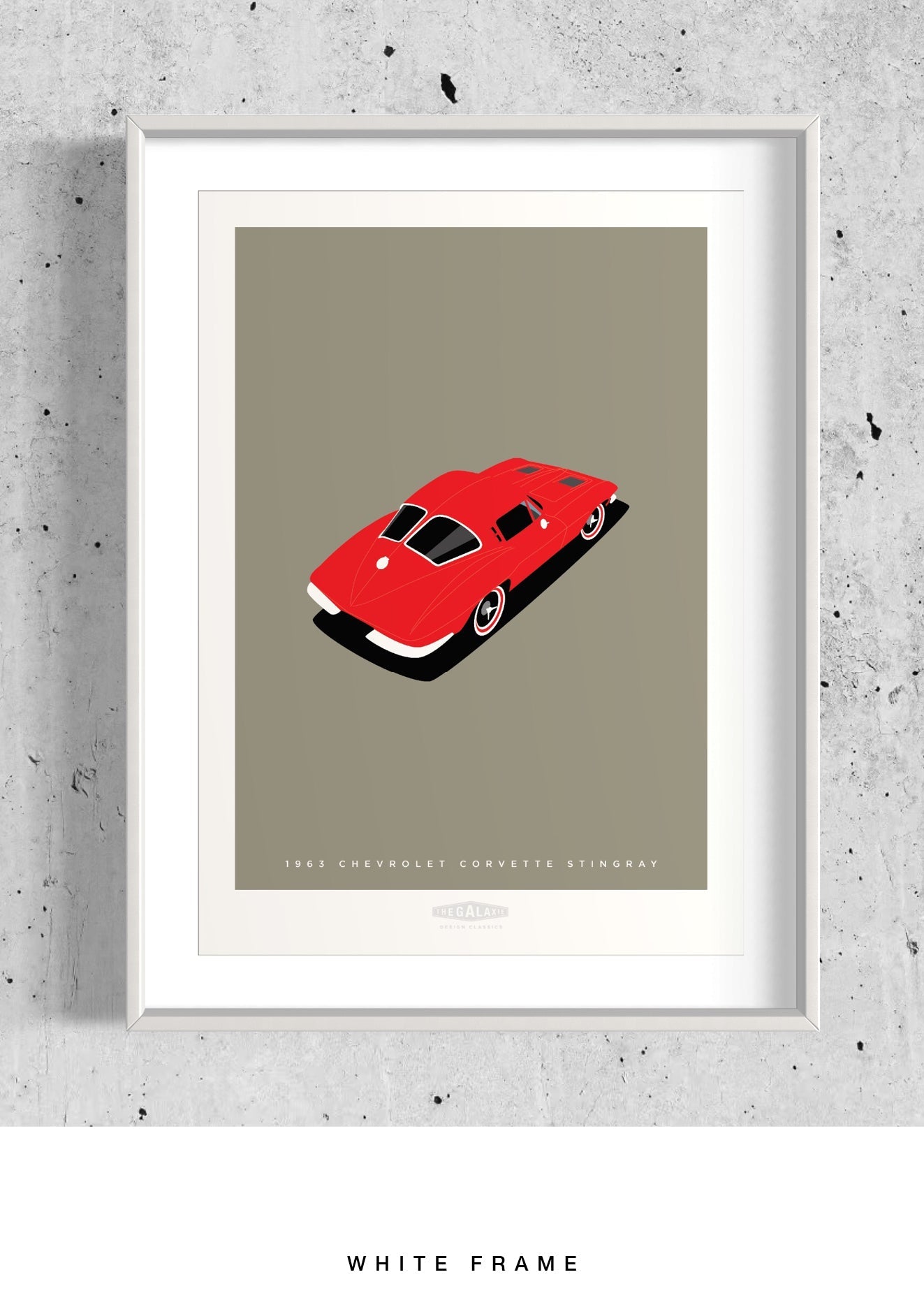 CHEVROLET CORVETTE STINGRAY 1963 Red - The Galaxie Design Classics