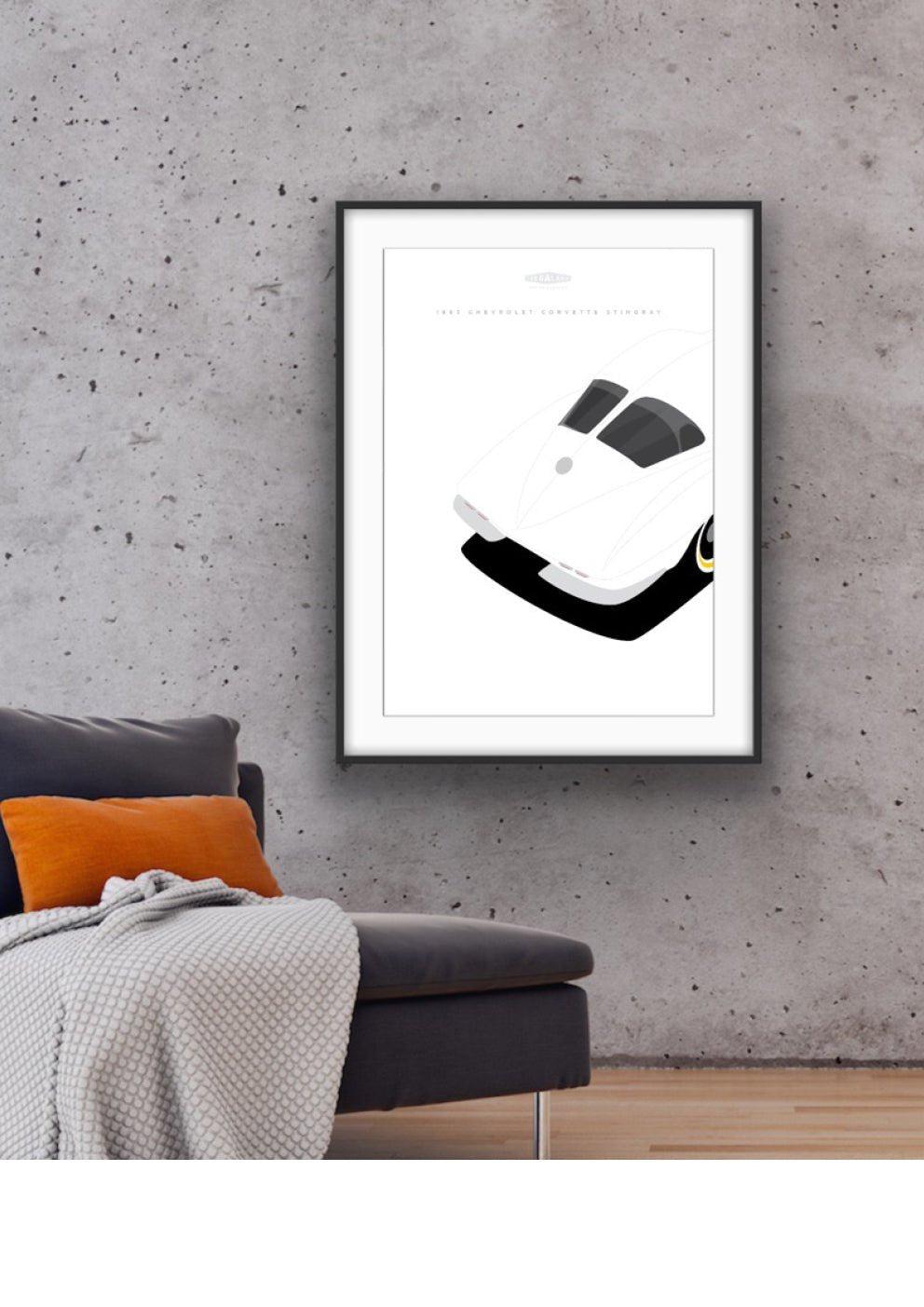 CHEVROLET CORVETTE STINGRAY 1963 WA - The Galaxie Design Classics