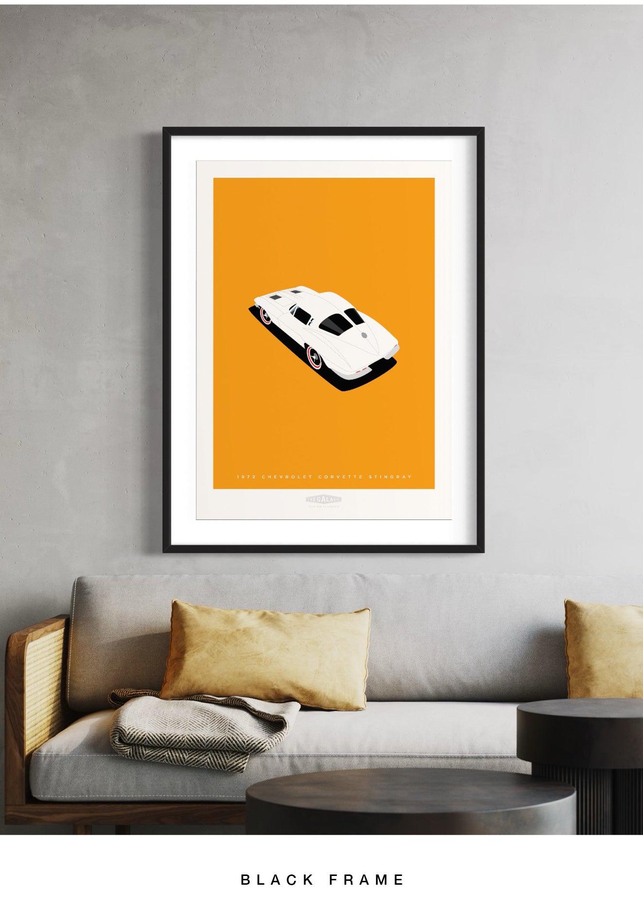 CHEVROLET CORVETTE STINGRAY 1963 White - The Galaxie Design Classics