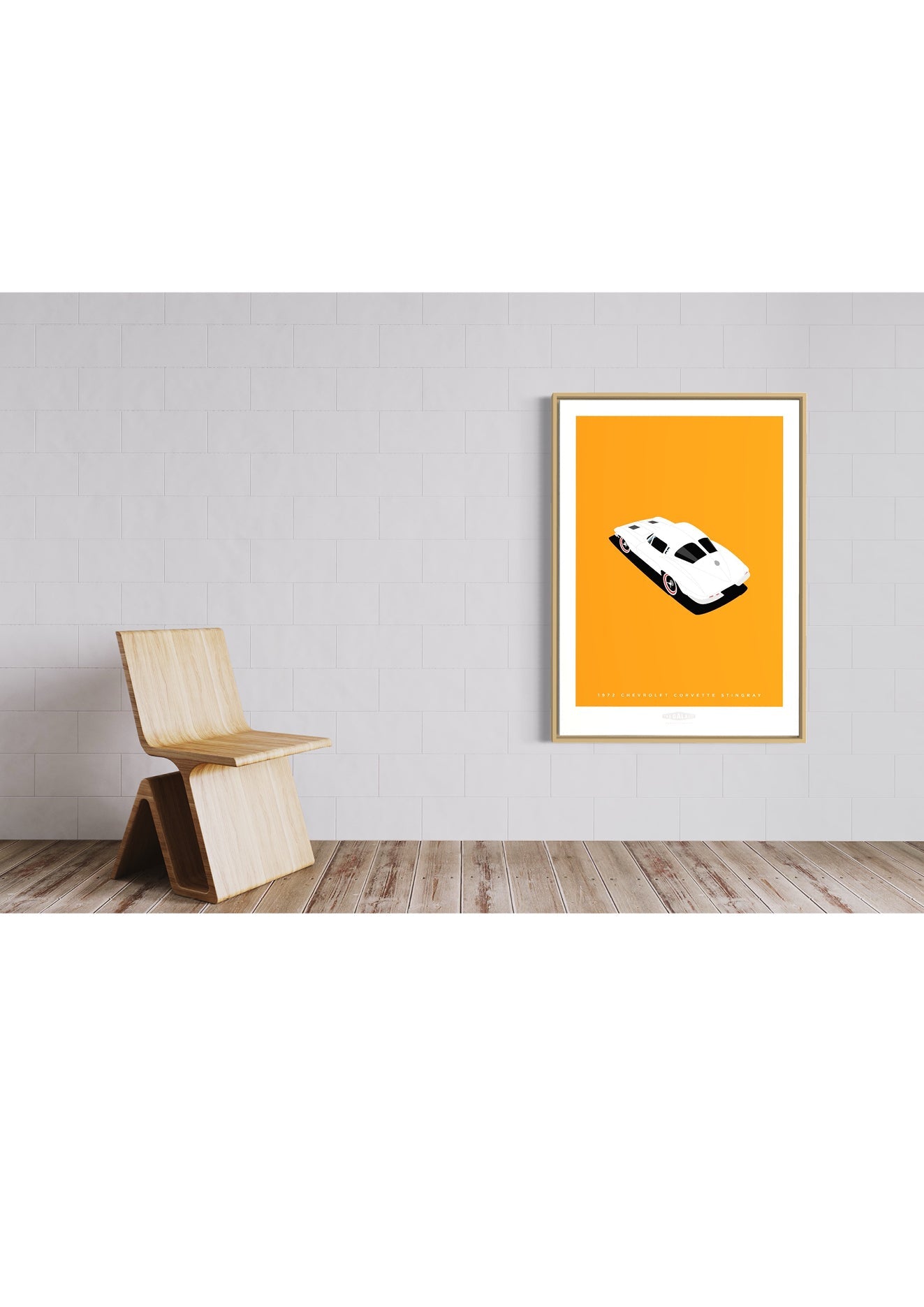 CHEVROLET CORVETTE STINGRAY 1963 White - The Galaxie Design Classics