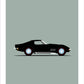 CHEVROLET CORVETTE STINGRAY 1972 Black - The Galaxie Design Classics