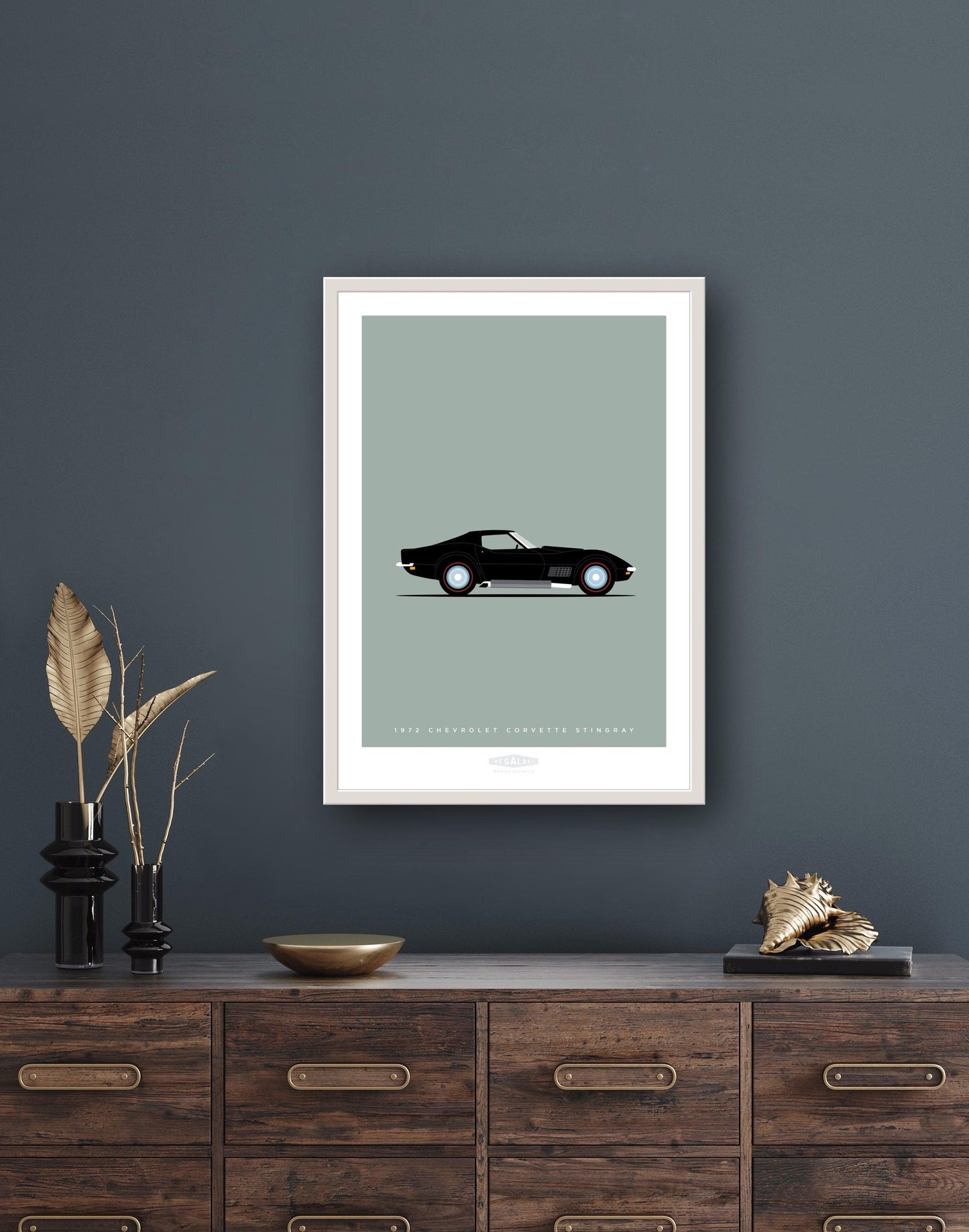 CHEVROLET CORVETTE STINGRAY 1972 Black - The Galaxie Design Classics