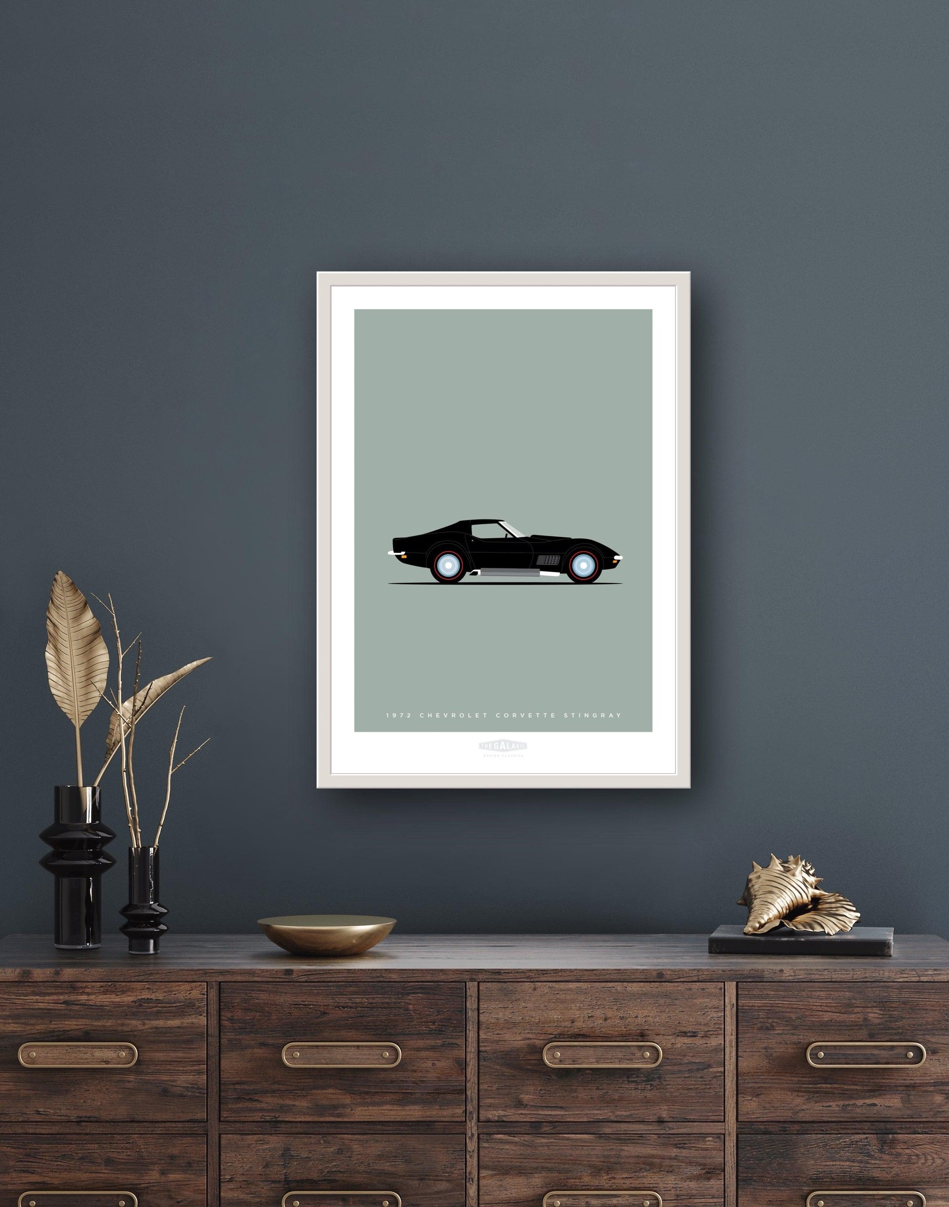 CHEVROLET CORVETTE STINGRAY 1972 Black - The Galaxie Design Classics