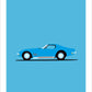 CHEVROLET CORVETTE STINGRAY 1972 Blue - The Galaxie Design Classics