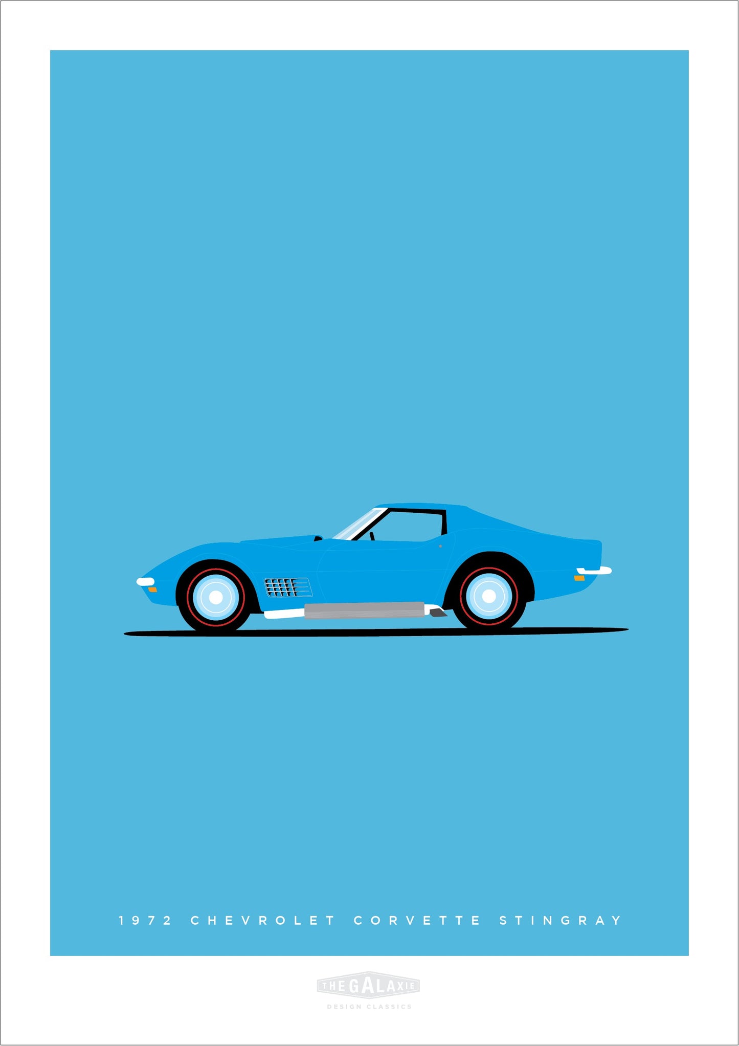 CHEVROLET CORVETTE STINGRAY 1972 Blue - The Galaxie Design Classics