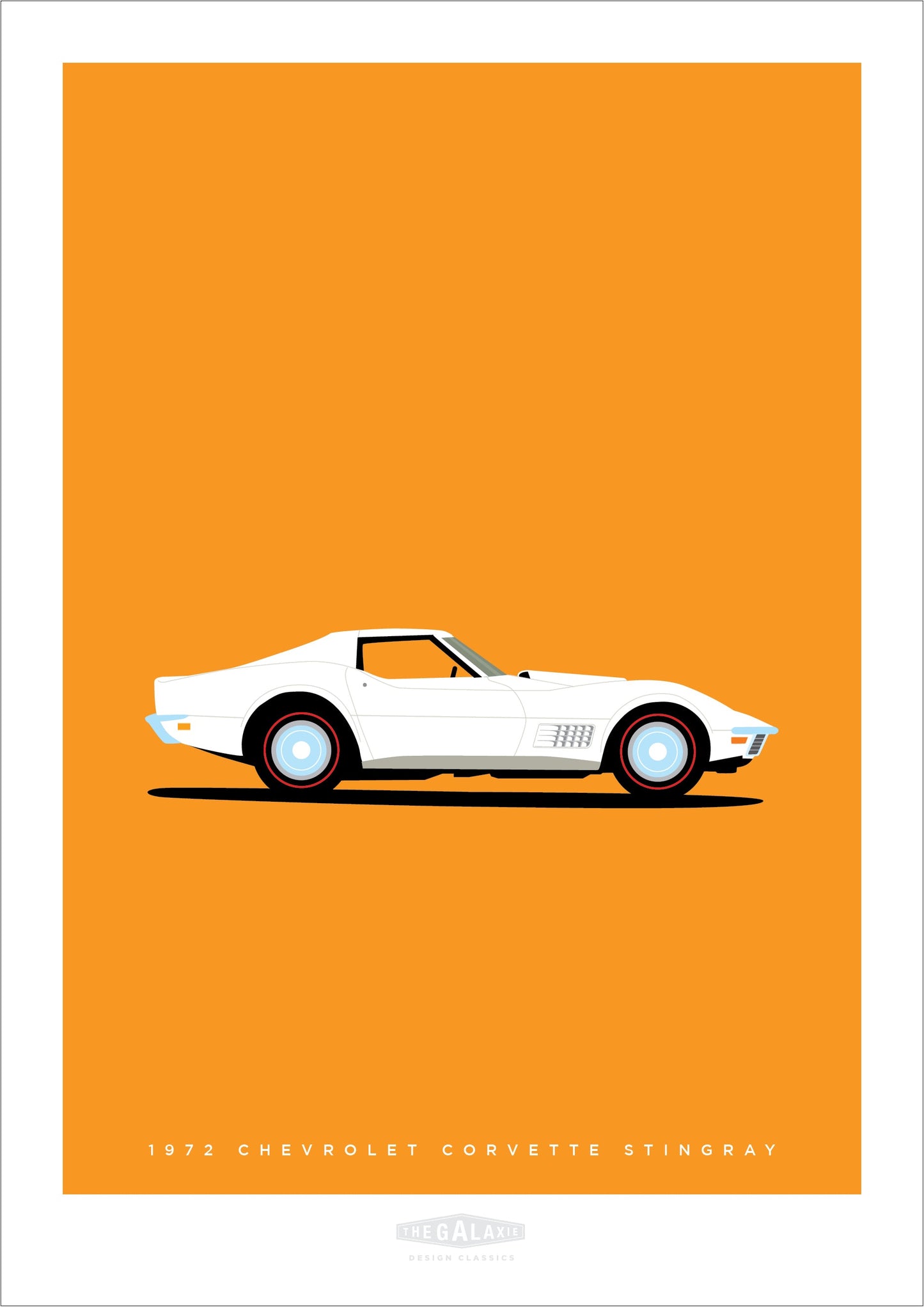 CHEVROLET CORVETTE STINGRAY 1972 White - The Galaxie Design Classics