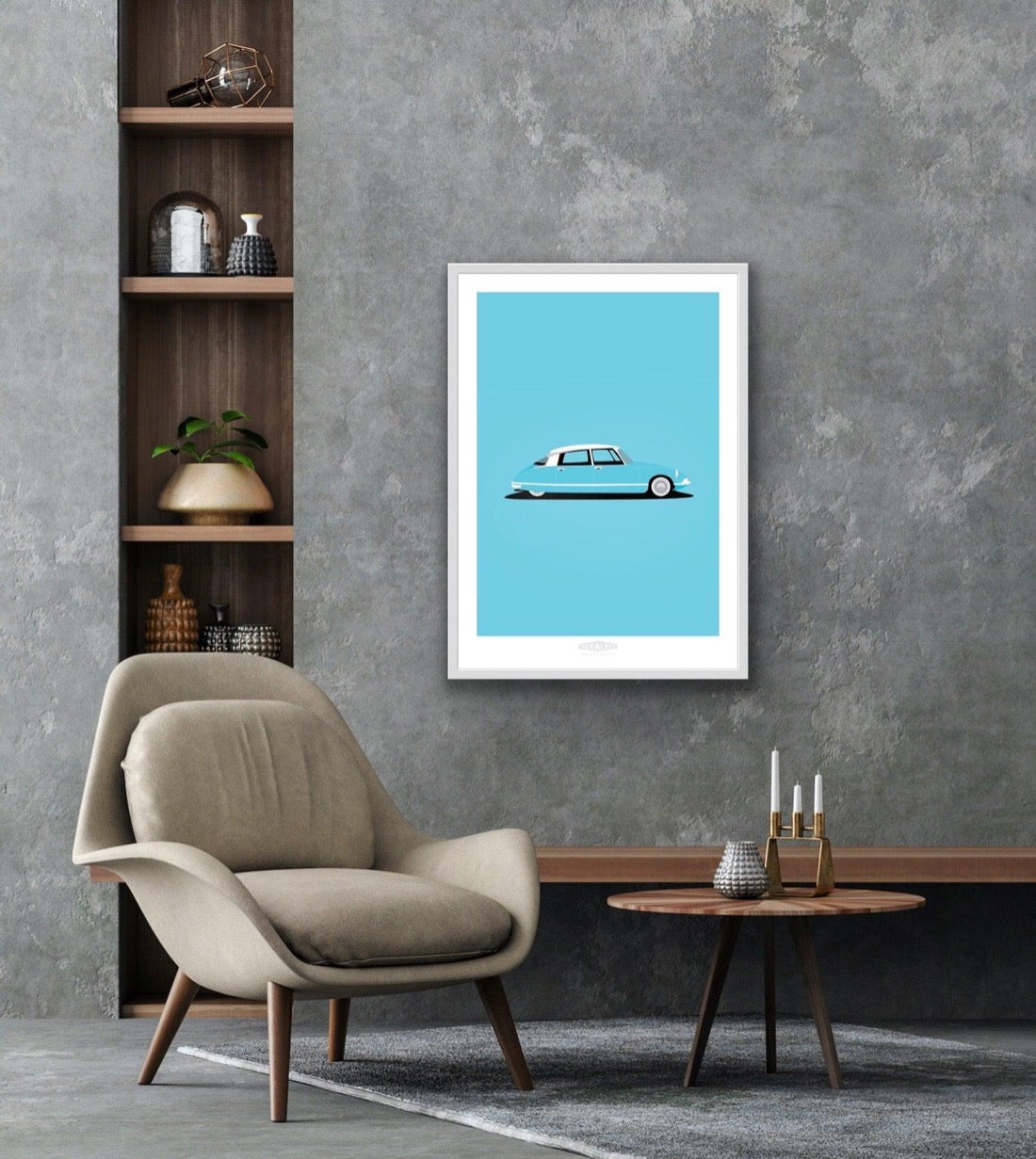 CITROEN DS 1957 Blue - The Galaxie Design Classics