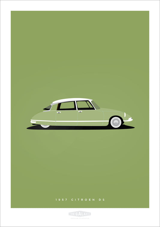 CITROEN DS 1957 Green - The Galaxie Design Classics