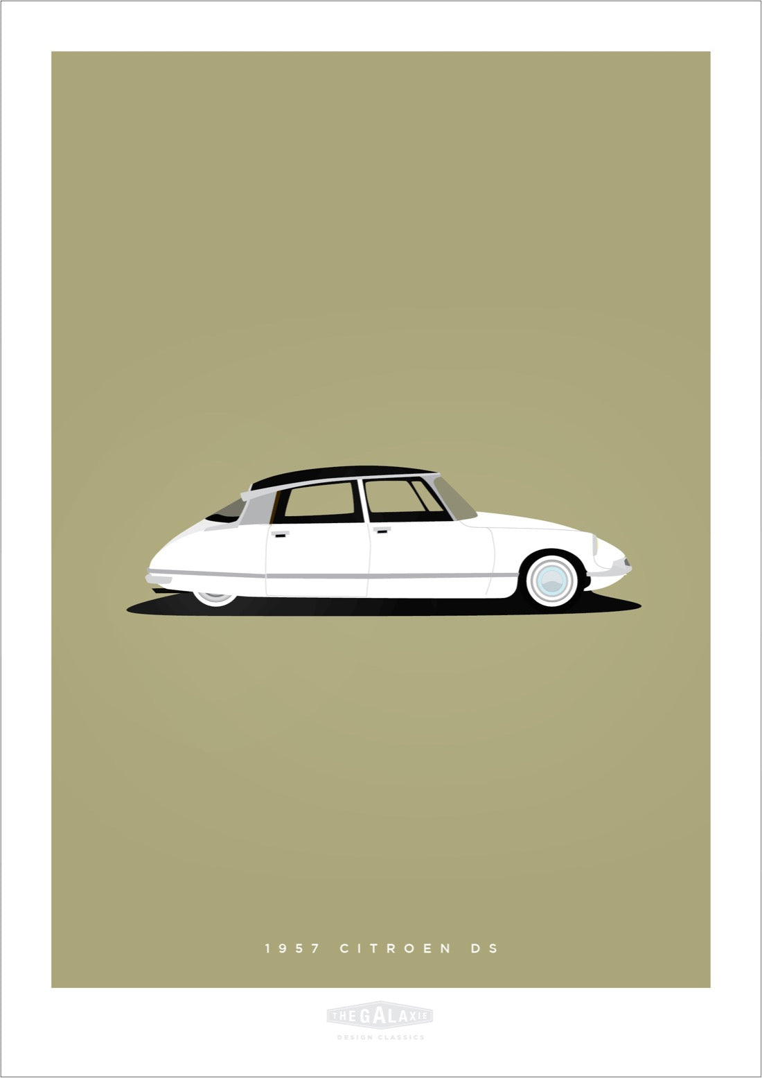 CITROEN DS 1957 White - The Galaxie Design Classics