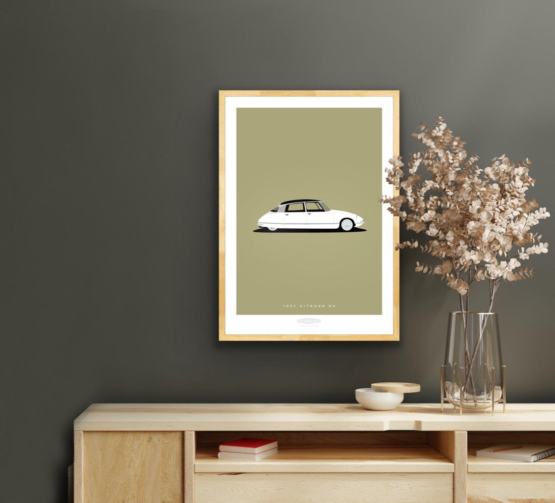 CITROEN DS 1957 White - The Galaxie Design Classics