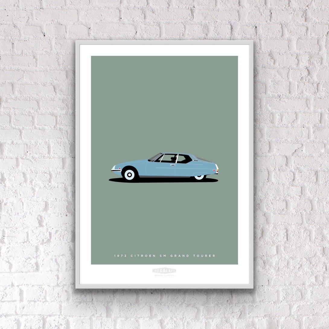 CITROEN SM GRAND TOURER 1973 Blue - The Galaxie Design Classics