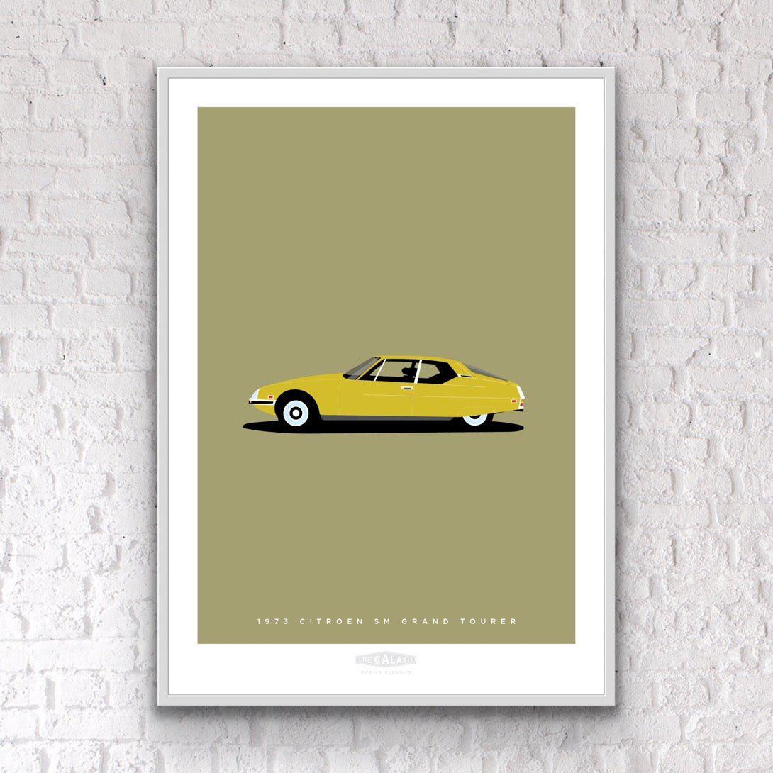 CITROEN SM GRAND TOURER 1973 Gold - The Galaxie Design Classics