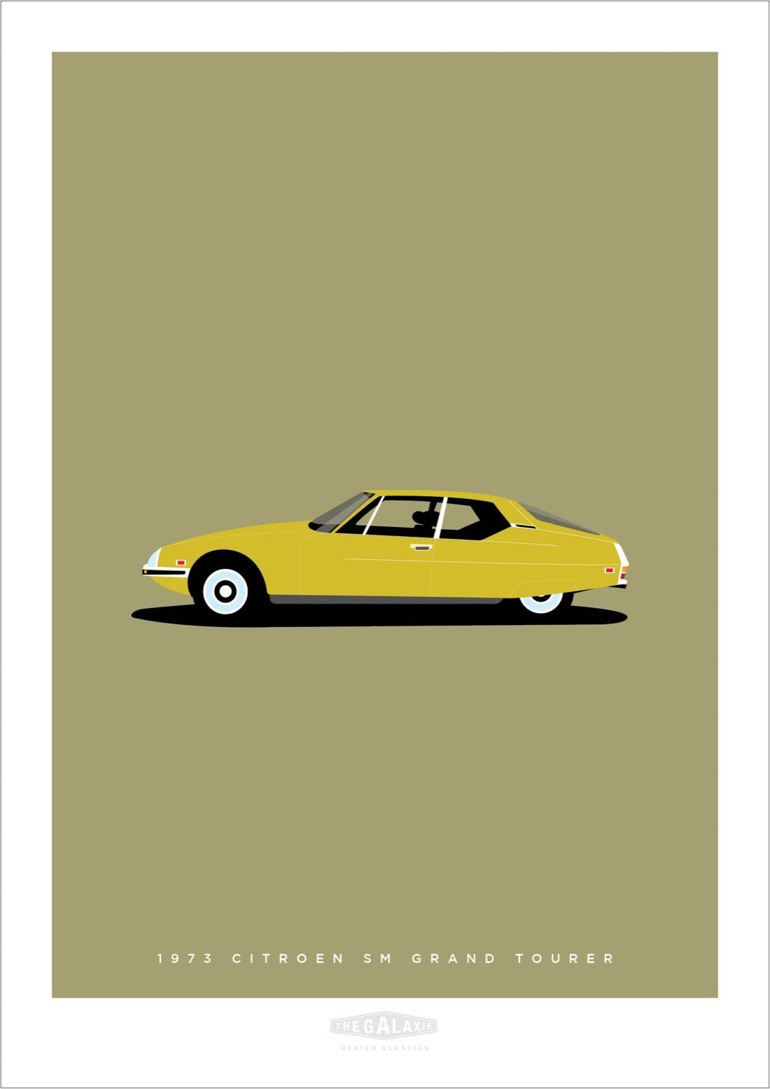 CITROEN SM GRAND TOURER 1973 Gold - The Galaxie Design Classics