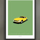 DATSUN 240Z SERIES 1 COUPE 1970 Yellow - The Galaxie Design Classics