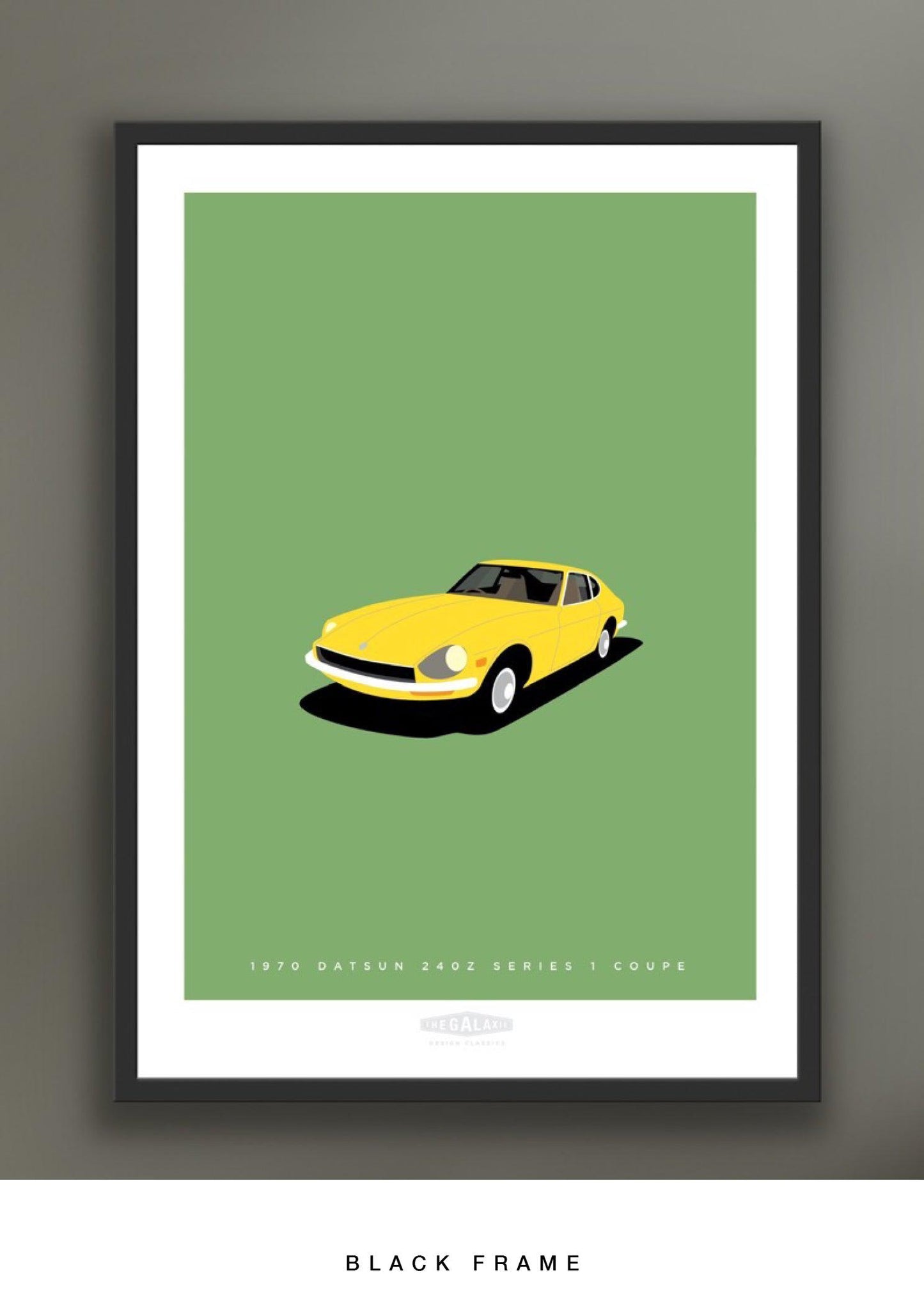 DATSUN 240Z SERIES 1 COUPE 1970 Yellow - The Galaxie Design Classics