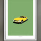 DATSUN 240Z SERIES 1 COUPE 1970 Yellow - The Galaxie Design Classics