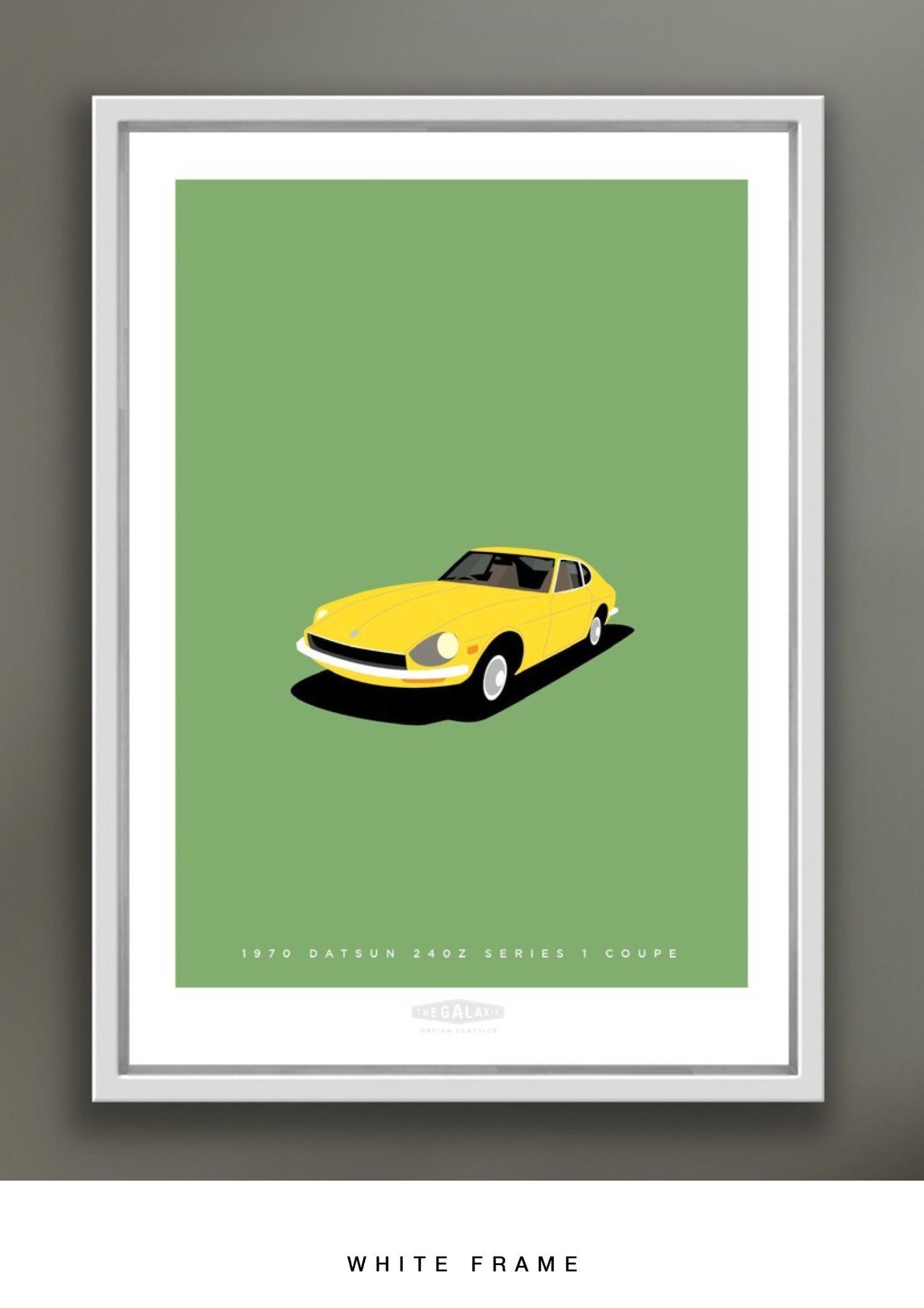 DATSUN 240Z SERIES 1 COUPE 1970 Yellow - The Galaxie Design Classics