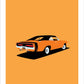 DODGE CHARGER 1969 Orange - The Galaxie Design Classics