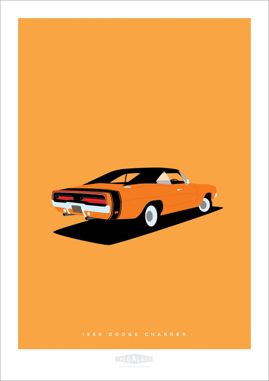 DODGE CHARGER 1969 Orange - The Galaxie Design Classics