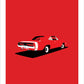 DODGE CHARGER 1969 Red - The Galaxie Design Classics