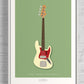 FENDER JAZZ BASS 1963 Cream - The Galaxie Design Classics